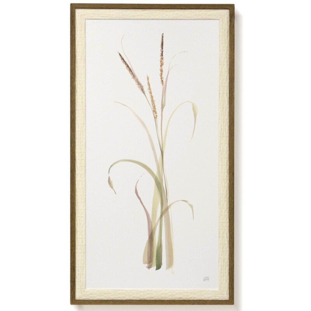 dbdd863a05a4d92a785888b91eacd646 Lyme Grass Textured Framed Print - Image 1