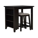 Brook Creek 3 Piece Counter Set - Black - Image 3