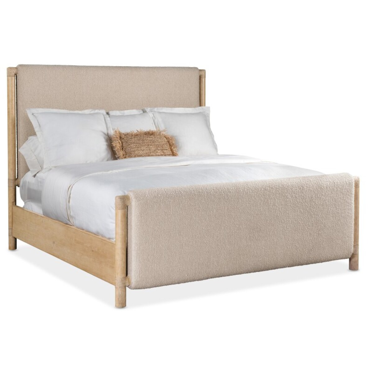 dc26e25ed1a7d2098eefef855ad4076a Bedroom Retreat Queen Upholstered Panel Bed - Image 1