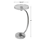 Waveney Drink Table, Nickel - Image 11