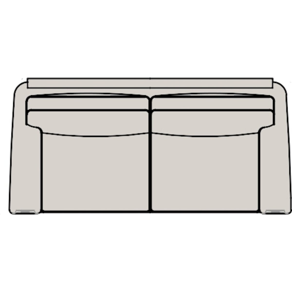 dcc9c31c260c29479d95c79581a912d9 Melville Stationary Small Sofa 8-Way Tie 871-87 - Image 1