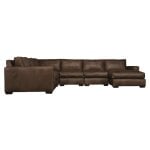 Dawkins Leather Sectional - Image 3