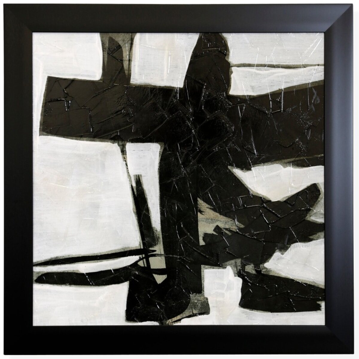 dd4ad87dc75b8e9e66b120edd3fa7bc2 Black And White Abstract Ii - Image 1