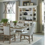 Americana Modern Dining 2pc 69" Buffet / Display Hutch With Quartz Insert - Image 3