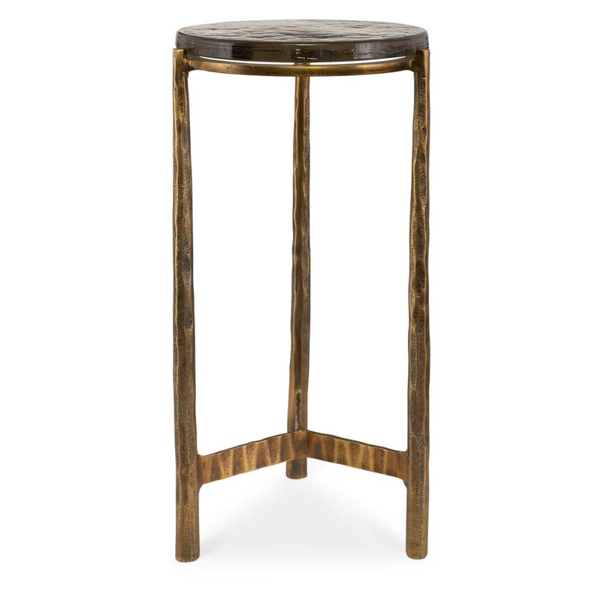 dd84e8af9d88766d5c8359b5feb87d16 Eternity Outdoor Accent Table, Brass - Image 1