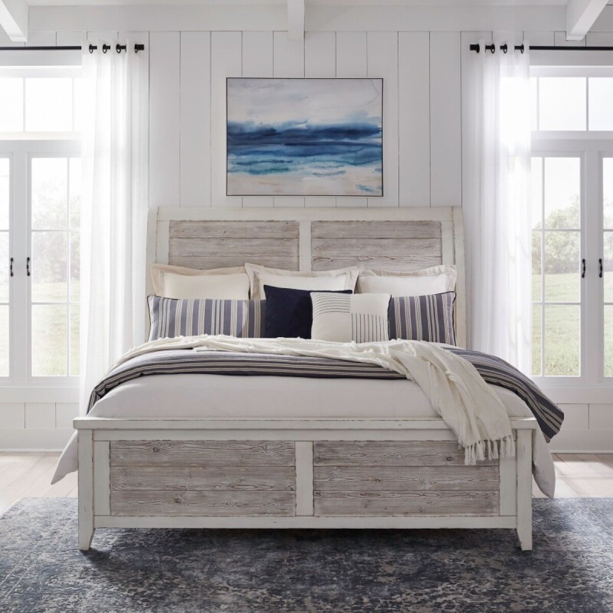 dd975ecec66caac0c8065ac8e8edb4c7 Backroads Queen Sleigh Bed - Image 1