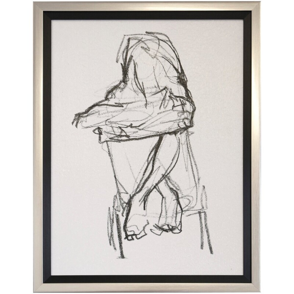 ddee8a09182522d3017a4bfdd79aec92 Contemplate Ii Textured Framed Print Dann Foley Lifestyle Collection - Image 1