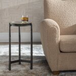 Eternity Indoor-outdoor Accent Table, Gunmetal - Image 4