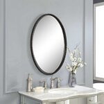 Sherise Oval Mirror, Bronze - Image 6