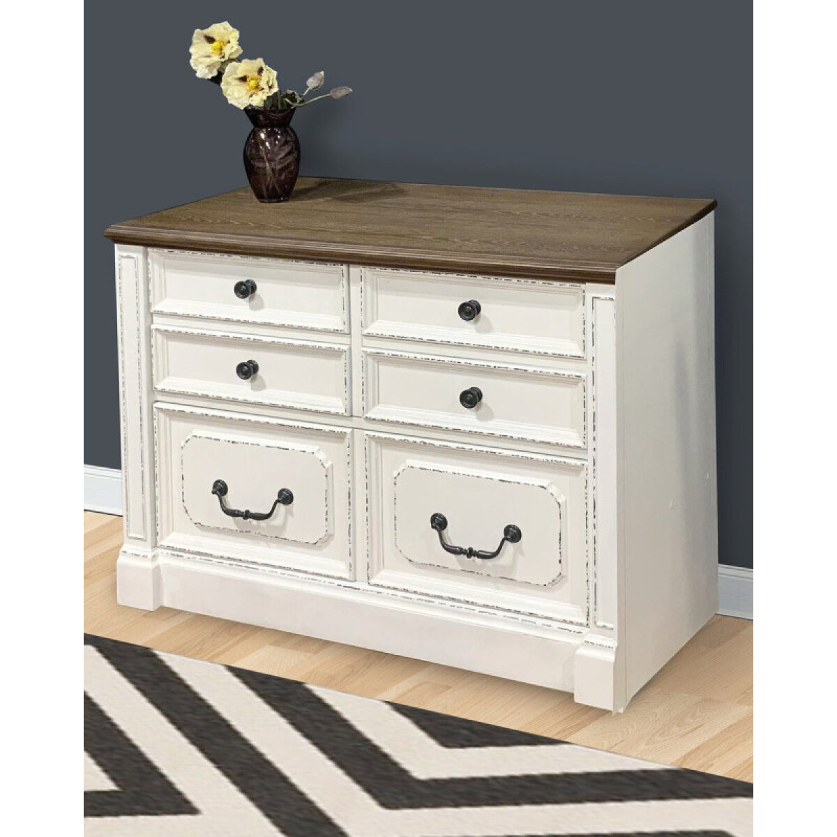 df7f5e5e62086a30963ea938d7a8c010 Provence Lateral File With Finished Back - Image 1