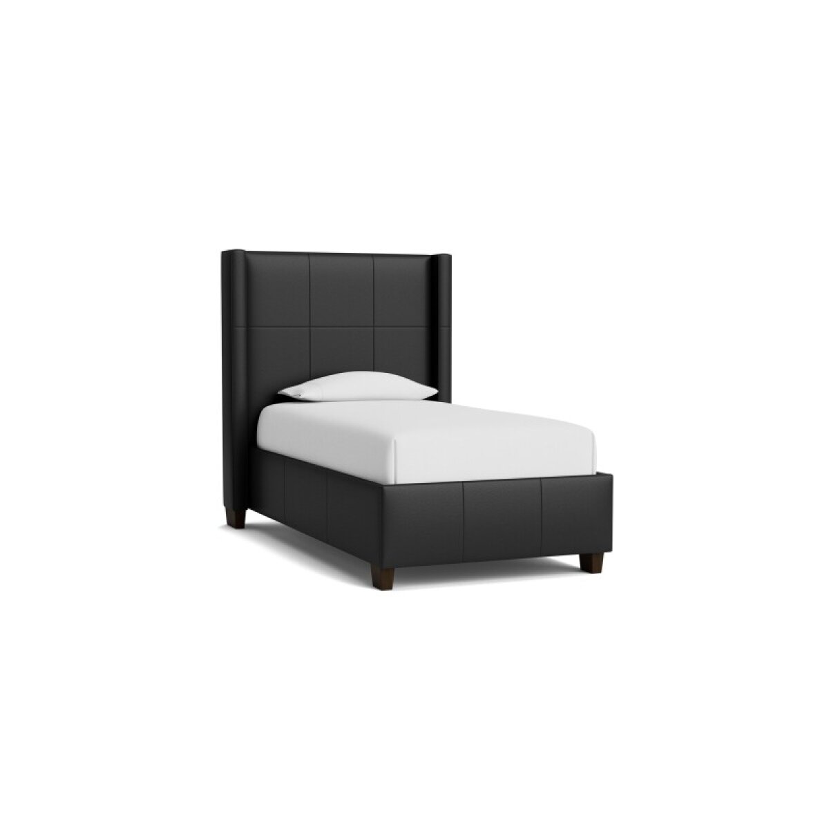 df85a46e1170f728b321cb8b46788008 Dublin Leather Upholstered Bed - Image 1