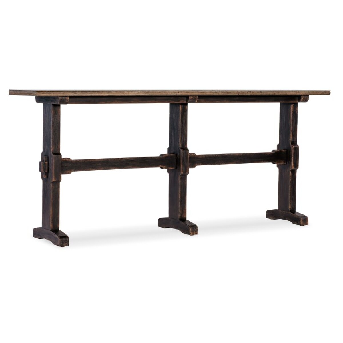 df8f2387383a5cc51fbb06871be3ab5f Living Room Americana Trestle Console Table - Image 1