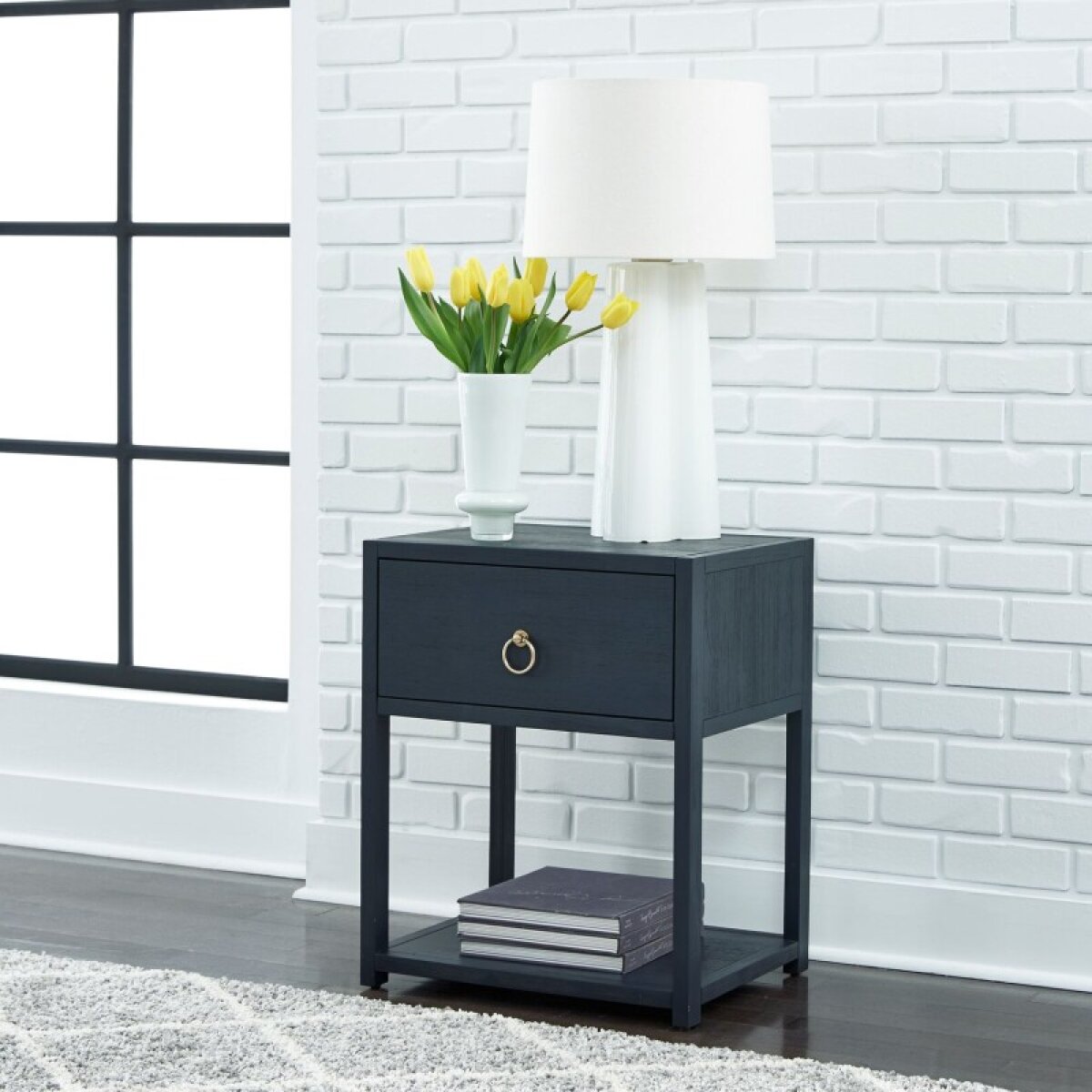 df9d8df8ce148197f33ba06b7c67d71c East End 1 Shelf Accent Table - Image 1