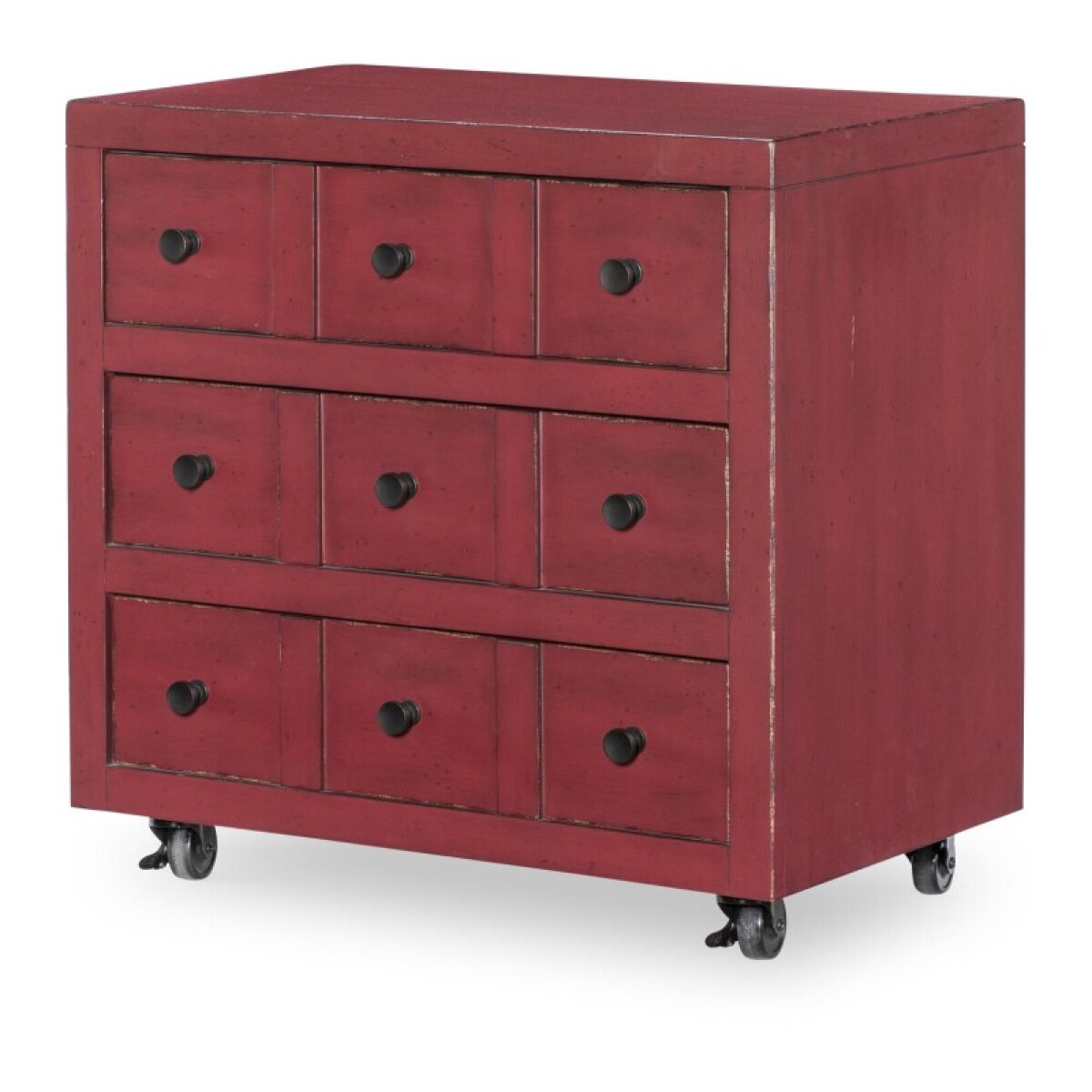 dfc6218ae1ae3159eed1495f825ab467 Nightstand 3 Drw W/ Casters - Image 1
