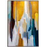 Rowen Framed Canvas Art | Hand Painted Abstract | 1.5 Inch Frame