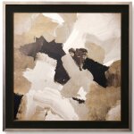 Muted Abtsract Ii Textured Framed Print