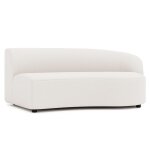 Elle Fabric Right Arm Loveseat Without Pillows