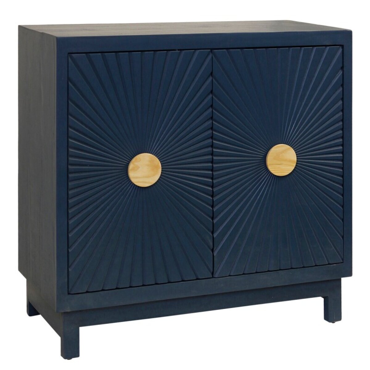 e17dfe9f9bbba92c424e50cb76a0119a Dark Navy Console With 2 Doors & Radial Figure - Image 1