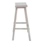Creations 30 Inch Sawhorse Stool- White - Image 5