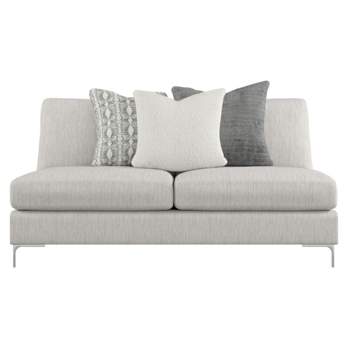 e2a42f3125bc729a8d6000f8c63cbdf9 Eden Fabric Armless Loveseat - Image 1