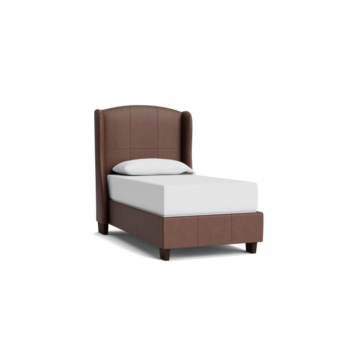 e2fa5a24ee4ca47283f8b5a0e53c501c Paris Leather Upholstered Bed - Image 1