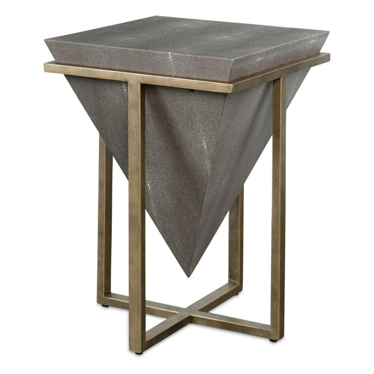 e3147ef6a4b1940418ae7d49a26f98c8 Bertrand Accent Table, Shagreen - Image 1