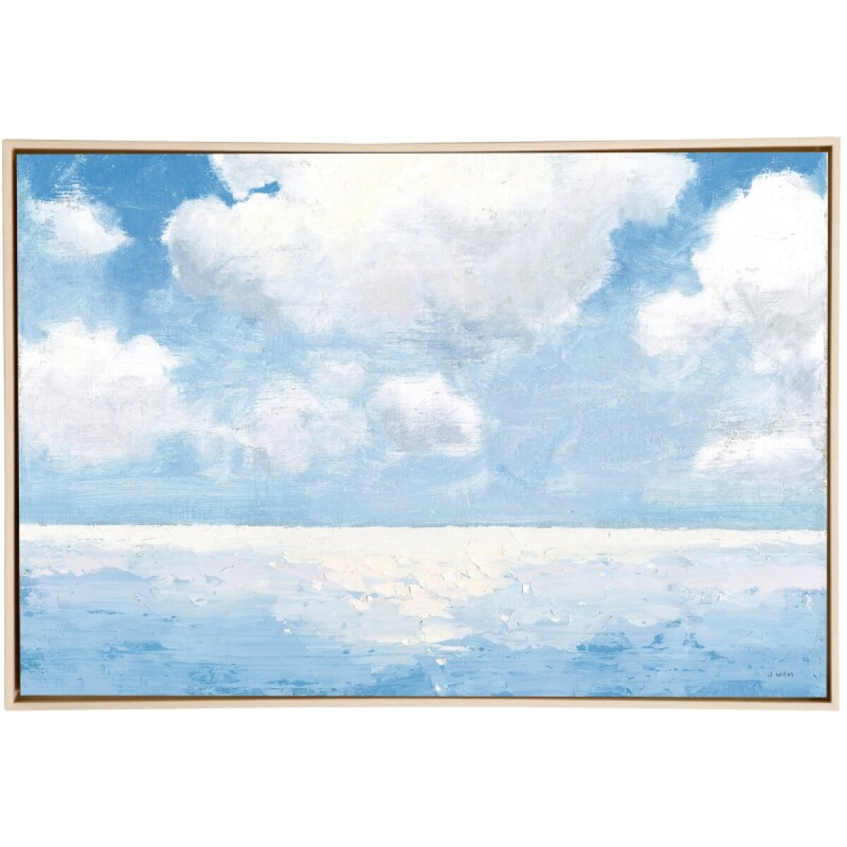 e33bd0a777e686c7cffc0c332b0e0e28 Sparkling Sea Framed Canvas - Image 1