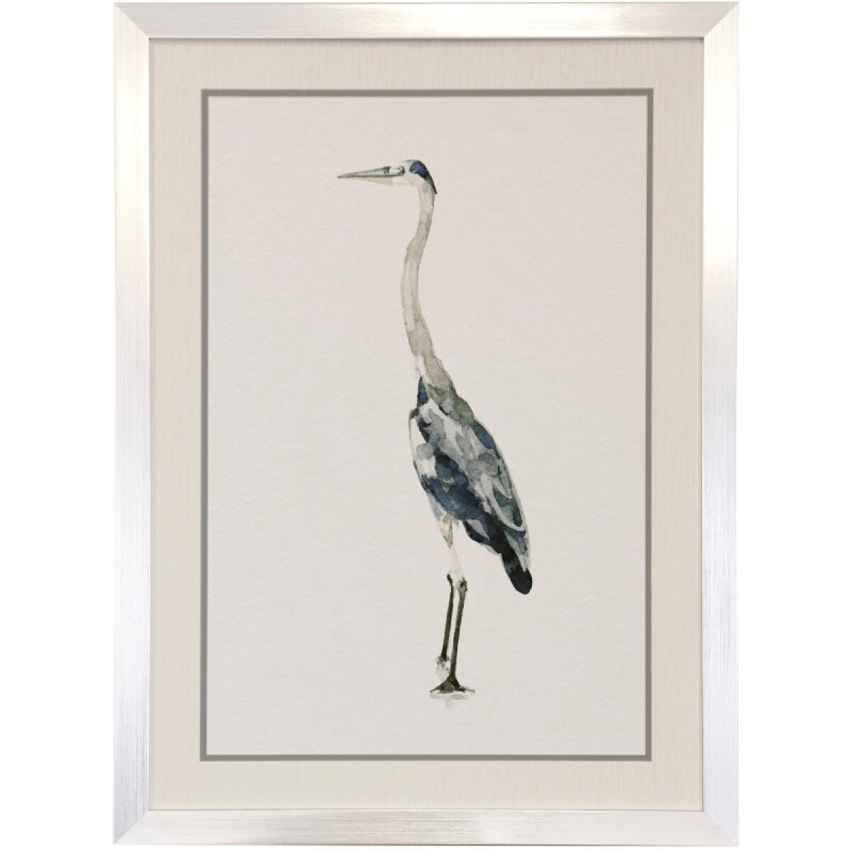 e34ace9be33837d1ae7ab61a1aace3bd Saltwater Herons Ii Framed Print Under Glass - Image 1