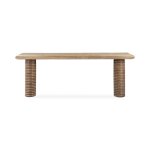 Ilaria Reclaimed Wood Rectangle Console Table - Sand Washed - Image 3