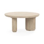 Vander Solid Wood Round Coffee Table - Image 4