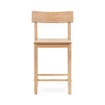 Foundation Solid Wood Counter Stool - Light Oak - Image 4