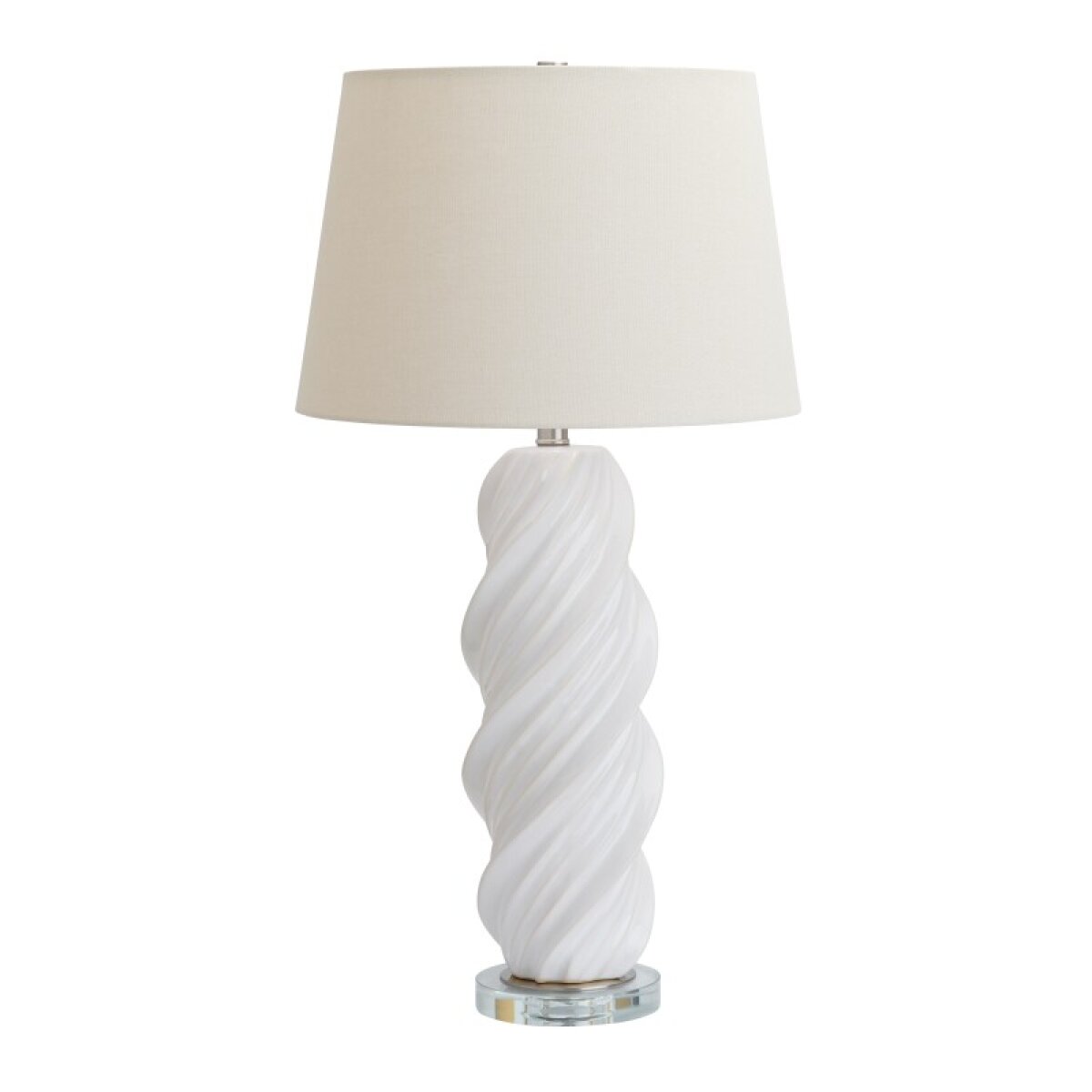 e401476b088fa4b8cfb67a6b953a92b0 White Amira Table Lamp - Image 1