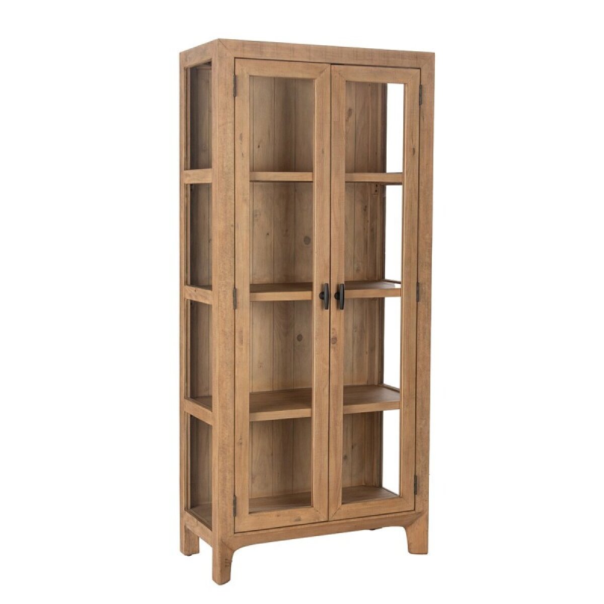 e47688e3351850043a0becb496460365 Crest Solid Wood Tall Cabinet - Warm Natural - Image 1
