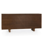 Roya Solid Wood 4dr Cabinet - Toasted Brown - Image 6