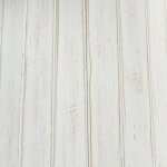 Norman Wyatt Home Drift White Washed Wooden Carved Ridge End Table - Image 5