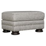 Foster Fabric Ottoman