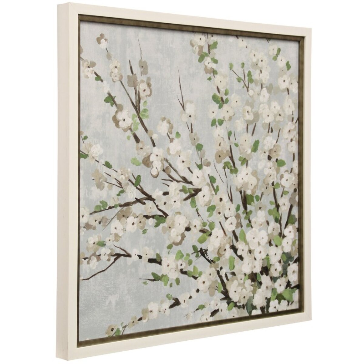 e4ffc175c6c95d80d4f21179f4ea67ae Fresh Pale Blooms Ii Textured Framed Print - Image 1