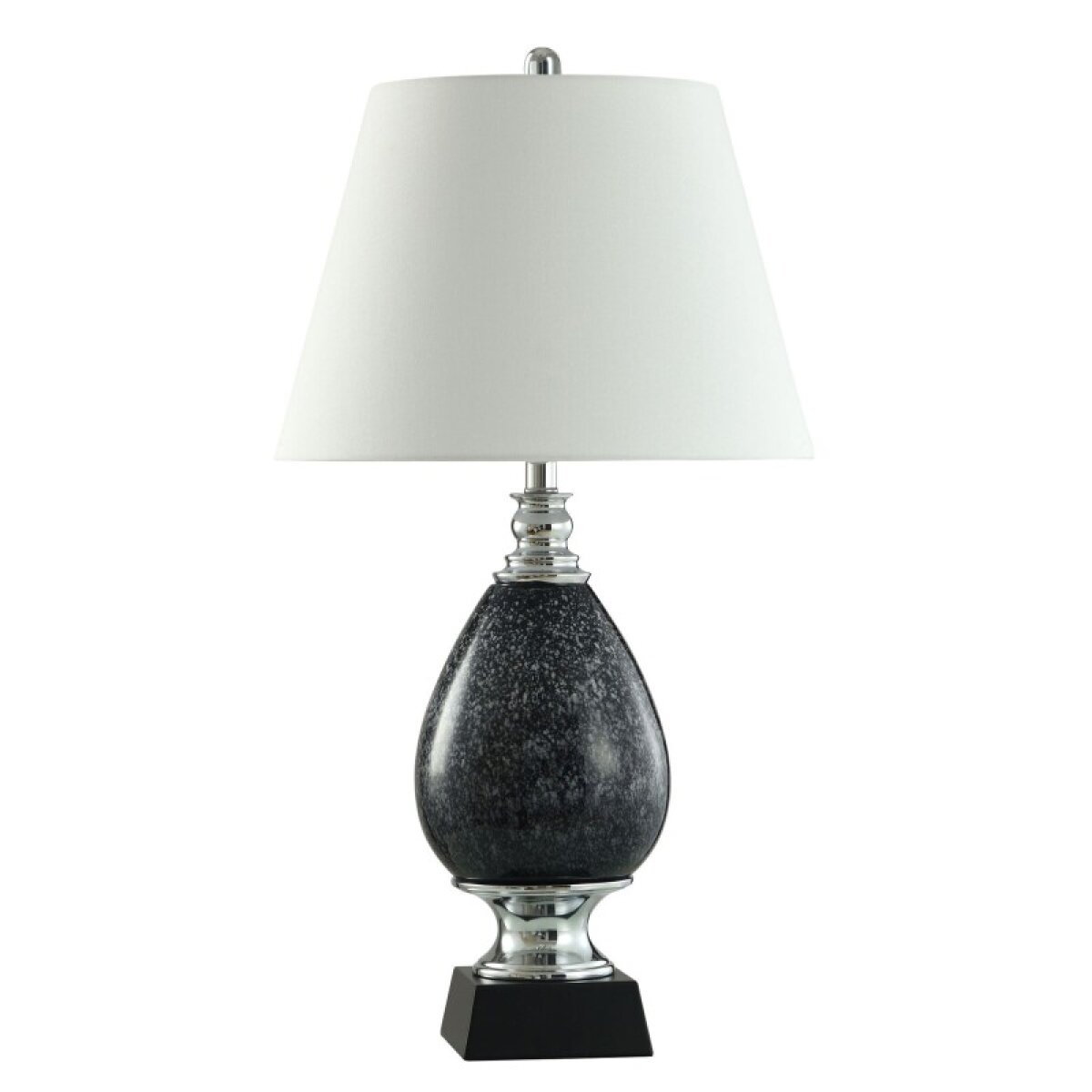 e514a8429bc5ea7ffdadc68135fa651f Sable Ink Glass And Steel Table Lamp - Image 1
