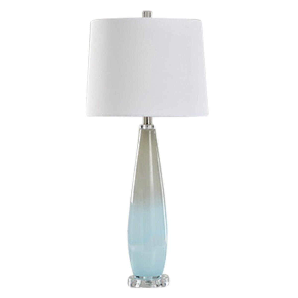 e59bc79154476b00e22059b157c54aae Frosted Spa Art Glass Table Lamp - Image 1