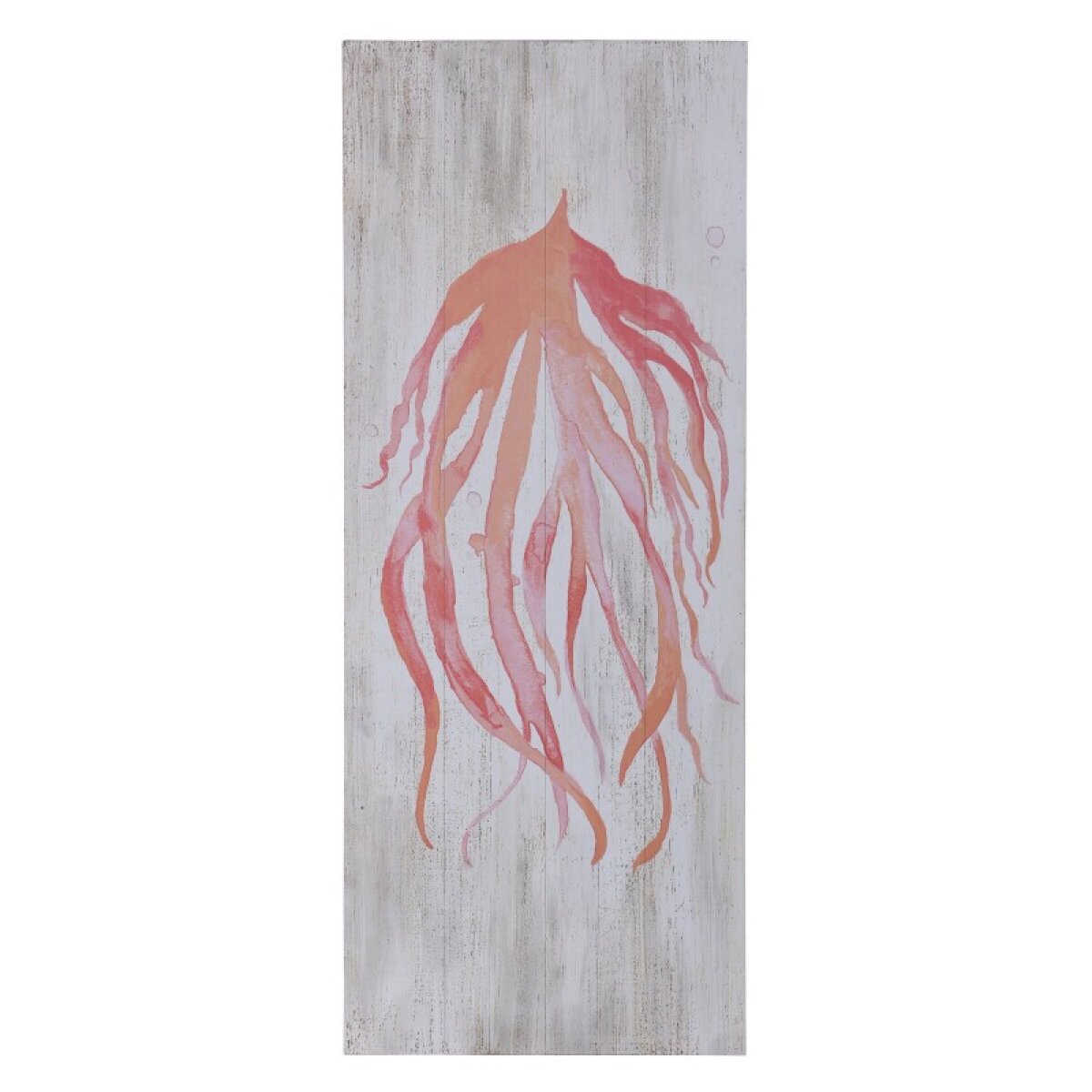 e5a3b223953ebe99abc536e13d120a8c Sea Life Iii Coral Seaweed Print On White Wood Wall Art - Image 1