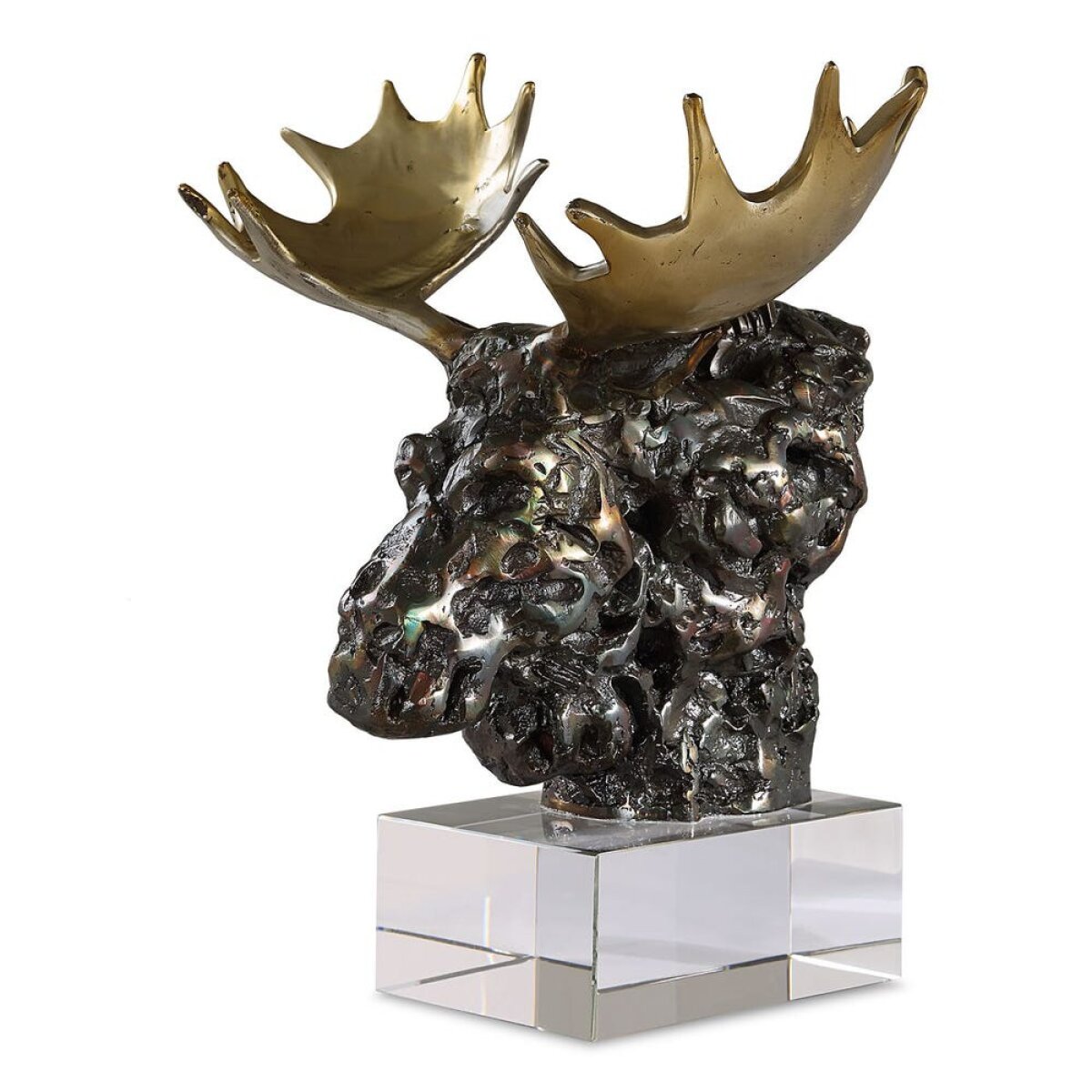 e5ab8ab70f3b13a654c4abf4b884e178 Moose Bust, Sculpture - Image 1