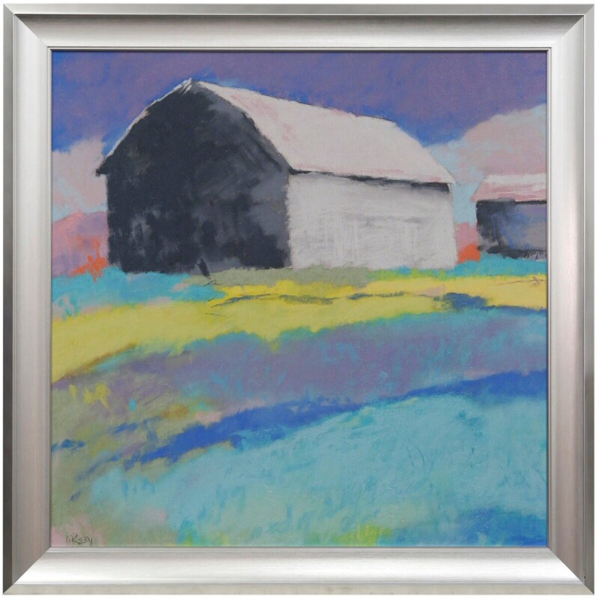 e5b8a7c19994f8e4077e232461477f70 Summer Day Textured Framed Print - Image 1