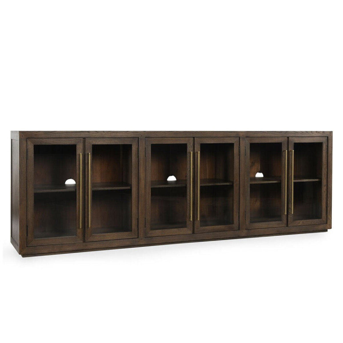 e5cccf1c192199a3748f934b33faae37 Bradley Solid Wood 6dr Cabinet - Landmark Brown - Image 1