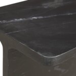 Delaney Marble Rectangle Accent Table - Onyx - Image 6