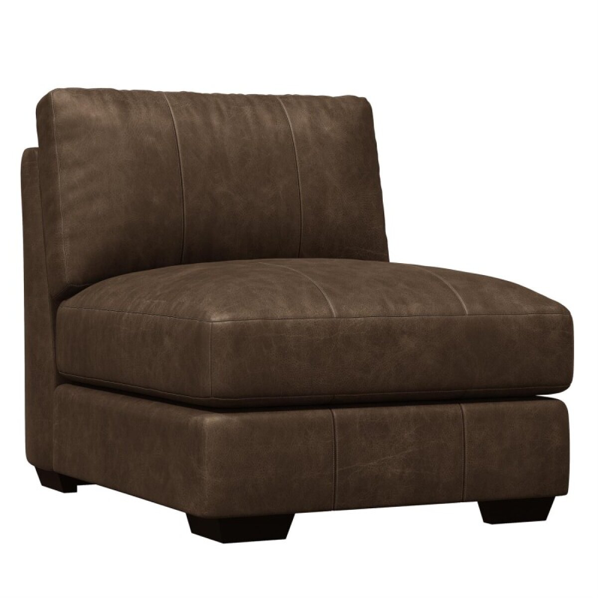 e6135edb6dea2e2d0af873a853c84932 Dawkins Leather Armless Chair - Image 1