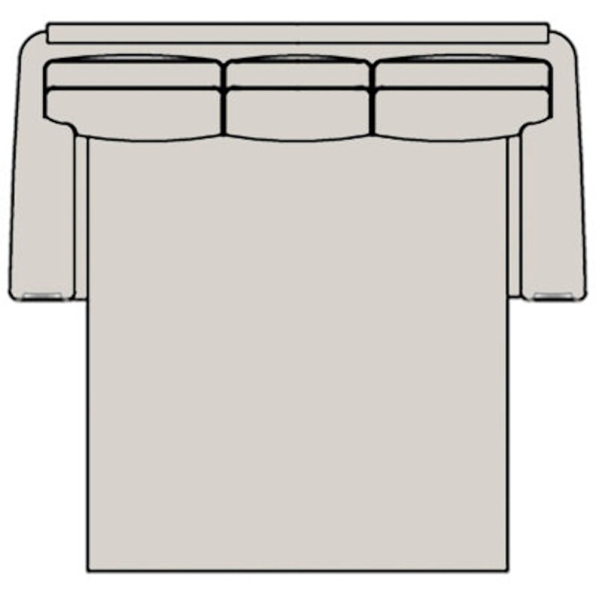 e62906ad9184ca024e83ad30b6007a45 Sterling Queen Sleep Sofa Air Dream 221-69 - Image 1