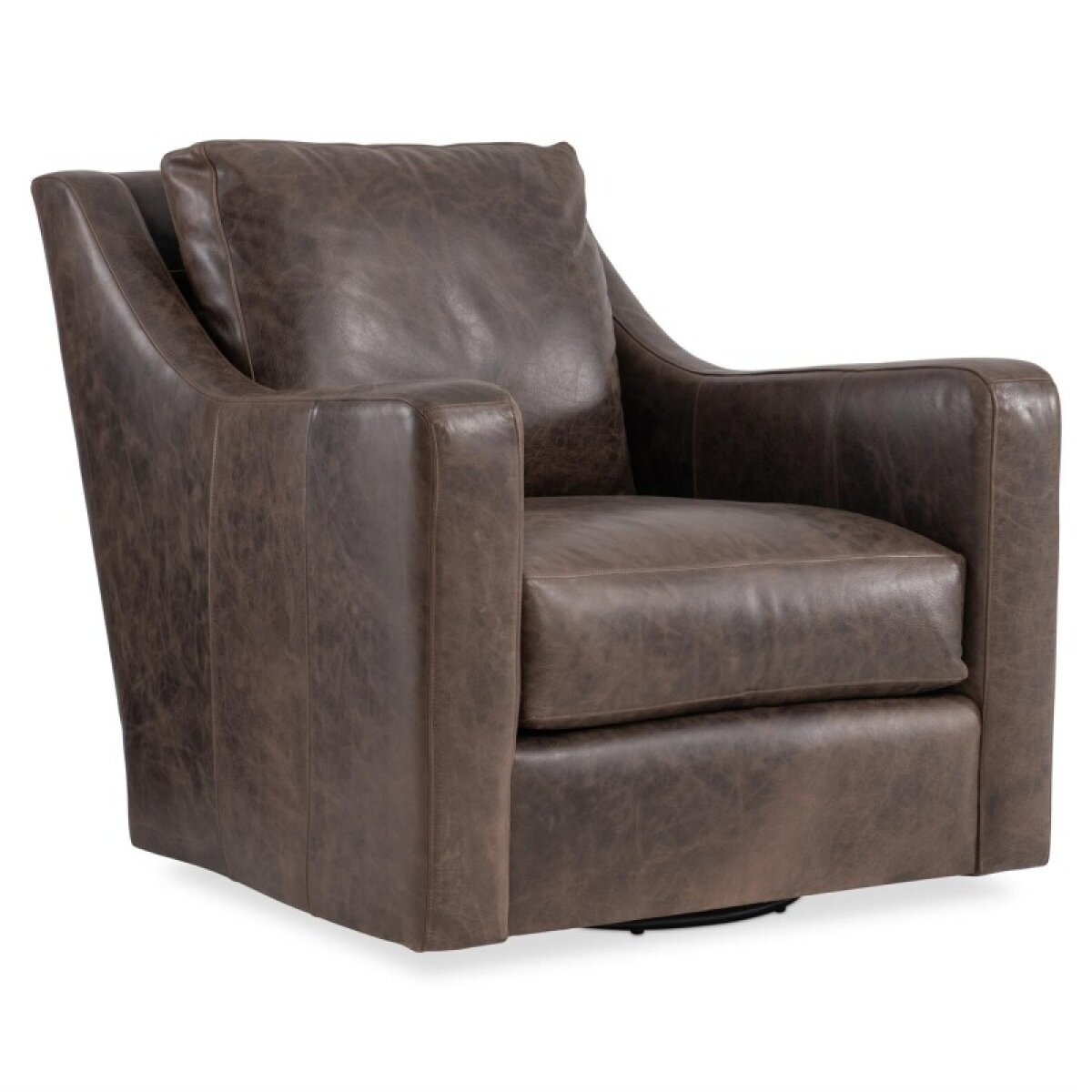 e6d19efdfeebee2af339557f2d061cfb Ventura Leather Swivel Chair - Image 1