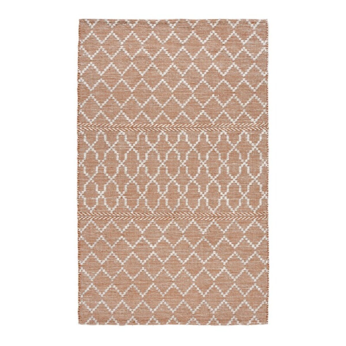 e70b8846388725813aae11d597486fd3 Indoor/outdoor Sonora Terracotta/ivory 1'x1' swatch - Image 1