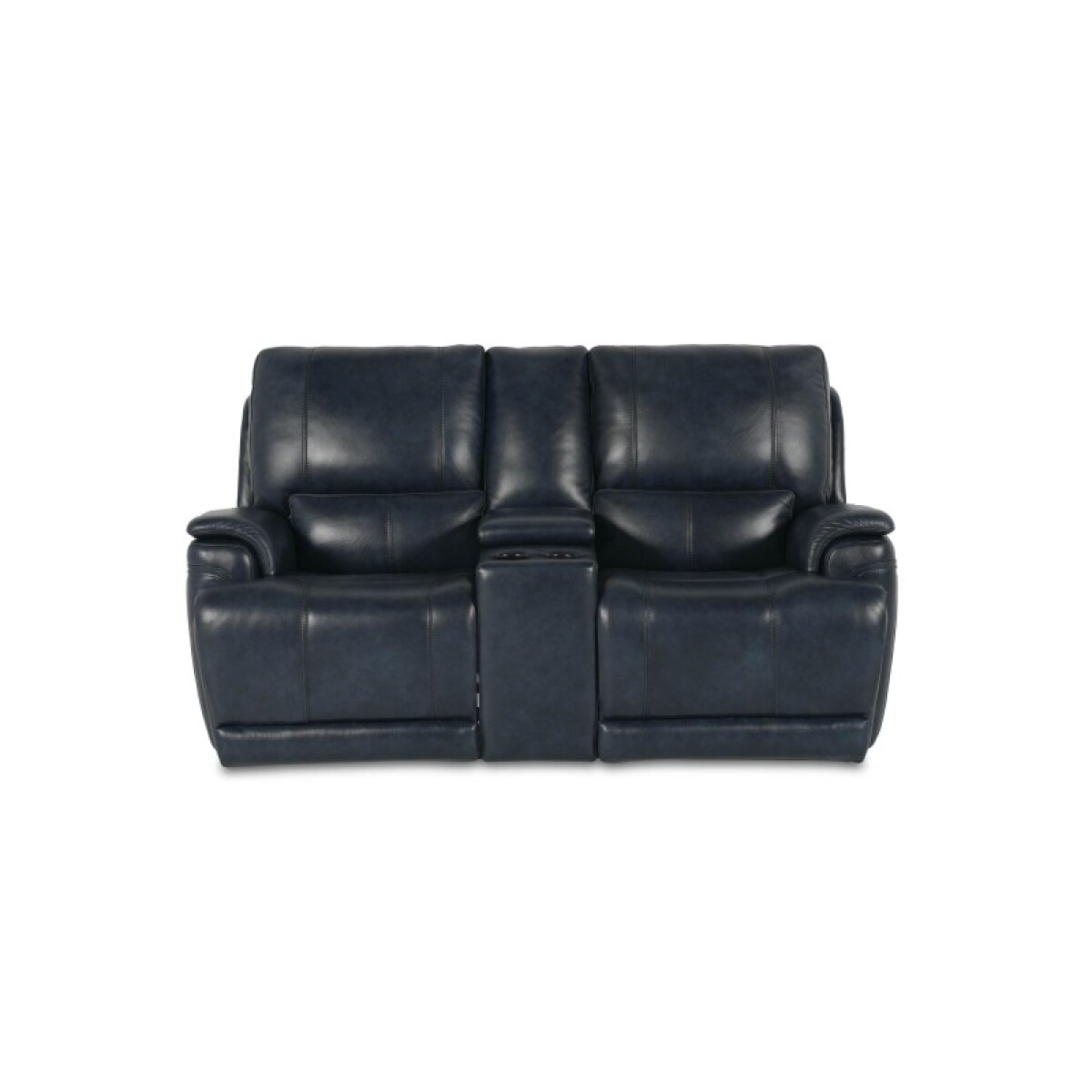 e725c5ace85ec6e5b778441aaa1e22da Burlington Leather Power Reclining Loveseat with Center Console - Image 1