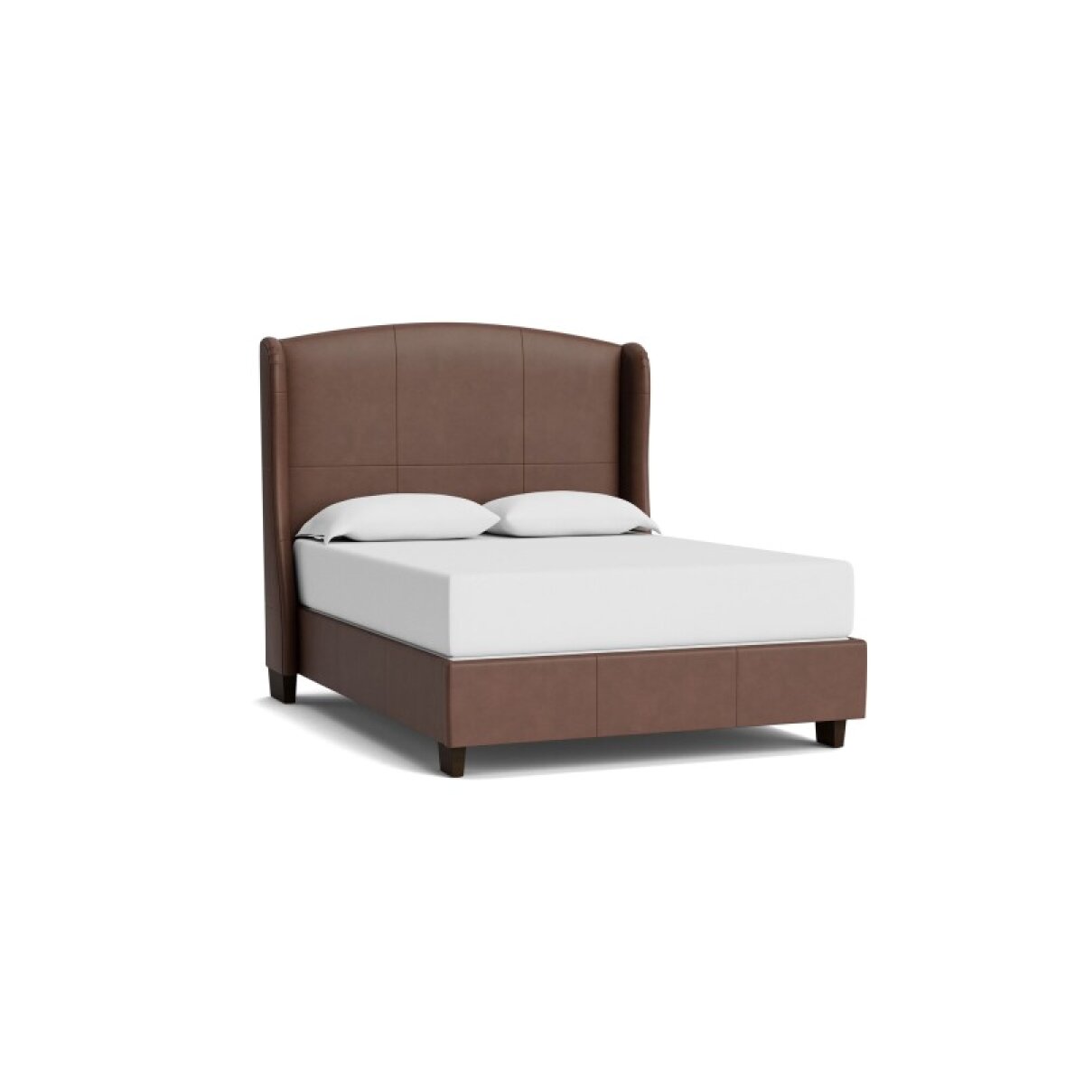 e742a99c761fcef2bb246f220d81248b Paris Leather Upholstered Bed - Image 1